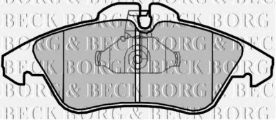BORG & BECK bbp2071 -  Комплект тормозных колодок, дисковый тормоз